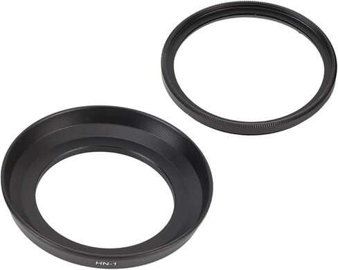 Lens Hood 49mm Lens Filter and Lens Cap Set, Prevents Ghosting and for 24mm F2.8D 28mm F2 35mm F2.8 Lenses, Compatible with Most in Saudi Arabia