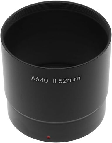 52mm Lens Adapter Tube Ring Filter Adapter Tube for Canon Powershot A640 II Camera Black in Saudi Arabia