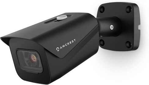 كاميرا Amcrest 2-Pack UltraHD 4K (8MP) Bullet POE IP، 3840x2160، رؤية ليلية 98 قدم، عدسة 2.8 مم، IP67 مقاومة للطقس، 125 درجة FOV، تدعم تسجيل MicroSD حتى 256 جيجابايت، أسود (2PACK-IP8M-2496EB-V2) in Kuwait
