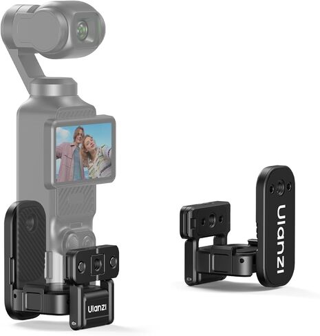 ULANZI PK16 Magnetic Mount Stand Compatible with DJI OSMO Pocket 3, 270° Adjustable Camera Mount, 1/4'' Mount Foldable Quick Release Camera Stand Base for Indoor Shooting Vlog Live Streaming Gym Video in Saudi Arabia