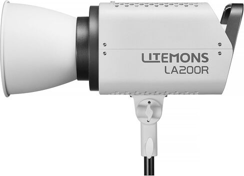 Godox Litemons RGB LED (White) Monolight 220W, 1800–10000K Full Color Video Light, 64,000 Lux, NFC & App Control, Bowens Mount, AC or Battery Power (LA200R) in Saudi Arabia