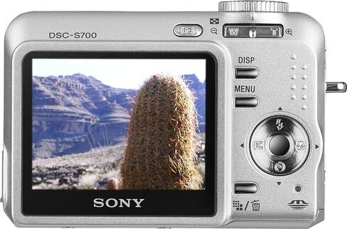 كاميرا سوني سايبر شوت DSC-S700 الرقمية بدقة 7.2 ميجابكسل مع زووم بصري 3x in Saudi Arabia