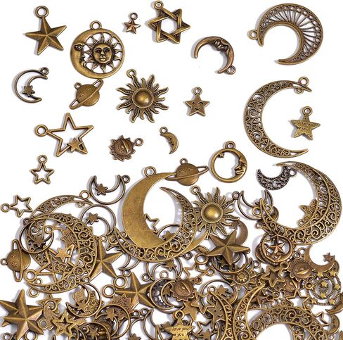 stino 52 Pieces Silver Bubble Letter Charms, A-Z Alphabet Jewelry Making Set, 12mm Initial Embellished Slide Beads for Bracelets and Necklaces in Kuwait