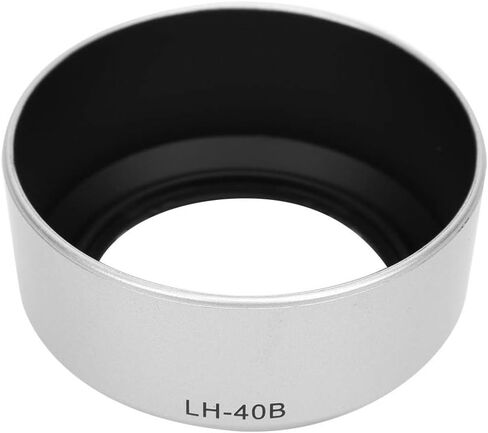 غطاء غطاء عدسة مقاوم للضوء لمادة M.ZUIKO مقاس 45 مم f1.8 ذات جودة عالية، تحسين التباين، منع دخول ضوء غير الصورة (فضي) in Saudi Arabia