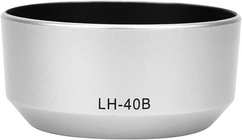 غطاء غطاء عدسة مقاوم للضوء لمادة M.ZUIKO مقاس 45 مم f1.8 ذات جودة عالية، تحسين التباين، منع دخول ضوء غير الصورة (فضي) in Saudi Arabia