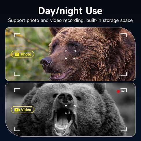 نظارات الرؤية الليلية - مناظير رؤية ليلية 4K مع نطاق 875 ياردة، 48 ميجابكسل، شاشة 3 بوصة، تكبير رقمي 10X، 7 مستويات IR، بطاقة 32 جيجابايت، بطارية 5000 مللي أمبير، هدايا وأدوات رائعة للصيد in Kuwait