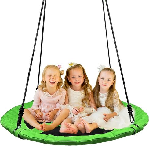Tree Swing,Saucer Flying Swing 40 Inch for Kids,900D Oxford Waterproof, 900lbs Weight Capacity,with Adjustable Hanging Straps, for Backyard, Playground, and Camping, Gifts for Kids in Kuwait