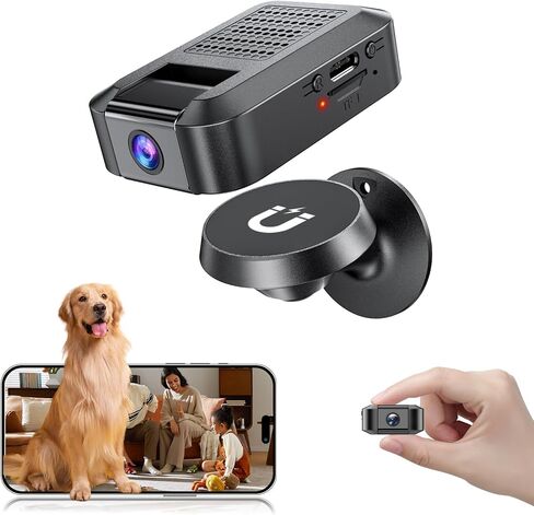 كاميرا مربية داخلية لاسلكية بدقة 4K HD للمنزل مع التحكم في التطبيق وكشف الحركة، كاميرا أمان خارجية مع رؤية ليلية وتسجيل حلقة للمكتب، كاميرا مغناطيسية سهلة الاستخدام والتركيب in Kuwait
