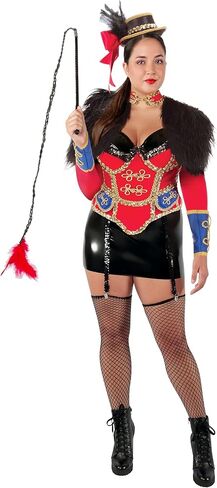 Starline Women's Ring Leader Costume Set, Red/Black, Medium in Saudi Arabia