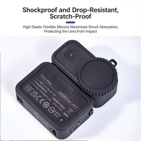 2pcs Lens Protection Cover for DJI SOMO Nano,Accessories for DJI SOMO Nano,Premium Shield Against Dust & Scratches,Black in Saudi Arabia