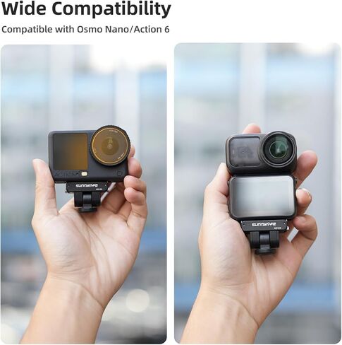حامل محول مغناطيسي سريع التحرير لـ DJI OSMO Nano/OSMO Action 6، محول ثلاثي القوائم قابل للإمالة 180 درجة مع فتحة لولبية 1/4 بوصة، وسادة سيليكون مضادة للانزلاق ومضادة للصدمات في الاتجاه المزدوج in Saudi Arabia