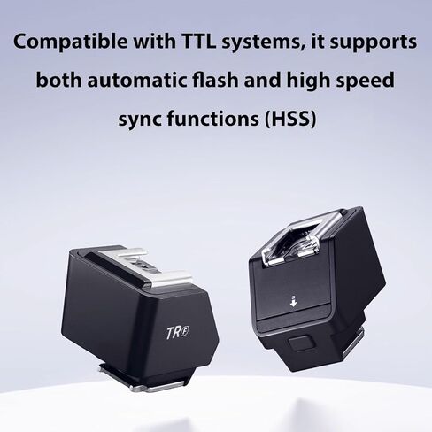 Yunseity TR TTL Hot Shoe Riser, 30mm Height Rise Flash Adapter with Tilt Adjustment 0-90 Degrees, Compatible with TTL Systems for Camera Flashes Under 300g in Saudi Arabia