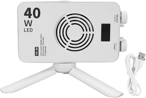 Aramox High Performance -40 W RGB Filling Light with Extension Interface for Increased Color Saturation Photography Filling Light [Improved Color Saturation] in Saudi Arabia