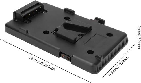 Dioche V Lock Plate VMount محول لوحة البطارية لكاميرات DSLR وأضواء الفيديو - ABS متين، تصميم مدمج وخفيف الوزن، مقاوم للصدأ، سهل التركيب in Kuwait