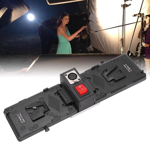 لوحة بطارية مزدوجة على شكل حرف V لمصباح لوحة LED Skypanel S360 S120 S30 - موزع إمداد طاقة فعال مع إطلاق سريع، سبائك ألومنيوم متينة in Kuwait