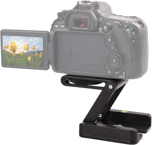 Fydun ألومنيوم Z إمالة ترايبود رئيس 2 كجم حمولة عالمية 1/4 3/8 برغي مستوى الفقاعات DSLR تركيب الكاميرا in Kuwait