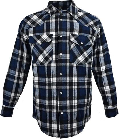 FiveBrother Men's Heavyweight Regular Fit Western Flannel Shirt, Big in Saudi Arabia