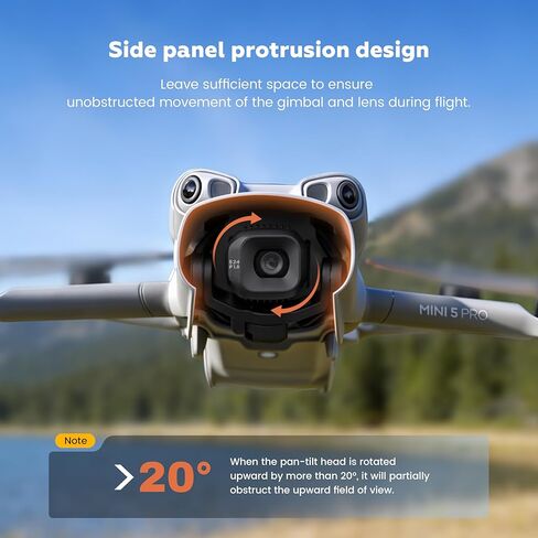 غطاء عدسة STARTRC Mini 5 Pro، غطاء حماية من الشمس لملحقات DJI Mini 5 Pro in Saudi Arabia