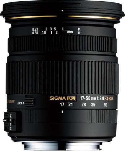 سيجما 17-50 ملم F/2.8 EX DC OS HSM FLD عدسة تكبير قياسية ذات فتحة كبيرة لكاميرا نيكون الرقمية DSLR - (متجددة) in Saudi Arabia
