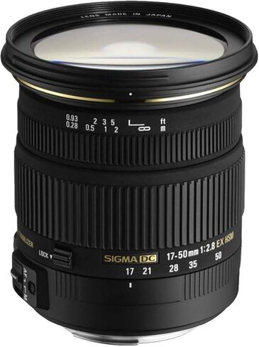 سيجما 17-50 ملم F/2.8 EX DC OS HSM FLD عدسة تكبير قياسية ذات فتحة كبيرة لكاميرا نيكون الرقمية DSLR - (متجددة) in Saudi Arabia