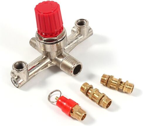 Double Outlet Tube Alloy 13 X 9 X 8 Air Compressor Manifold Air Compressor Regulator Air Compressor Pressure Control Switch Air Compressor Parts in Saudi Arabia