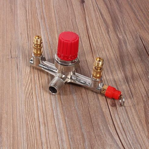 Double Outlet Tube Alloy 13 X 9 X 8 Air Compressor Manifold Air Compressor Regulator Air Compressor Pressure Control Switch Air Compressor Parts in Saudi Arabia