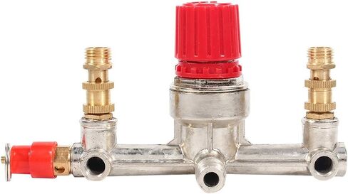 Double Outlet Tube Alloy 13 X 9 X 8 Air Compressor Manifold Air Compressor Regulator Air Compressor Pressure Control Switch Air Compressor Parts in Saudi Arabia