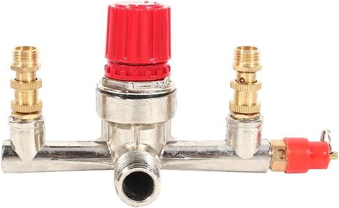 Double Outlet Tube Alloy 13 X 9 X 8 Air Compressor Manifold Air Compressor Regulator Air Compressor Pressure Control Switch Air Compressor Parts in Saudi Arabia