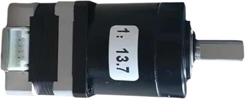 Planetary Gear Stepper Motor 0.22N.m 1.5A Single Output Shaft Length 52mm Speed Ratio 3.71:1 13.7:1 19.2:1 51:1 99:1(Ratio 99 to 1) in Kuwait
