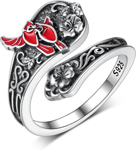 Horse Rings 925 Sterling Silver Horse Thumb Ring Vintage Spoon Rings Jewelry Gifts For Women in Saudi Arabia