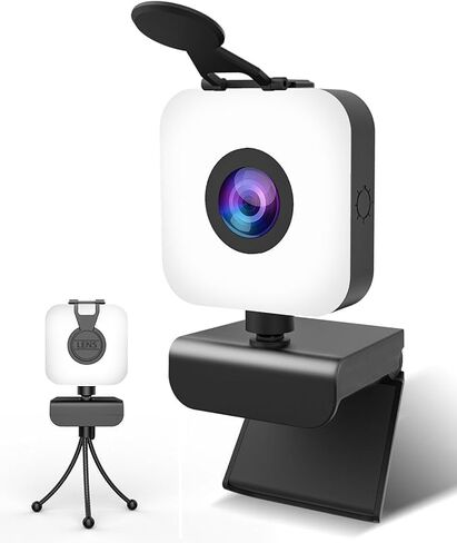 DUOLZ 1080P Webcam with Microphone, Full HD Web Cam for PC/MAC/Laptop/Desktop, Plug and Play USB Web Camera,Streaming Webcam for YouTube,Skype,Zoom,Xbox One Video Calling,Studying and Conference in Saudi Arabia