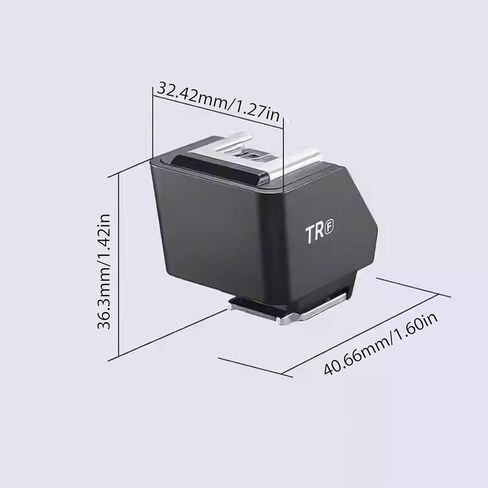 Jectse TR TTL Hot Shoe Riser, 30mm Height Rise Flash Adapter with 0-90 Tilt Adjustment, for TTL Systems and High Speed Sync HSS in Saudi Arabia