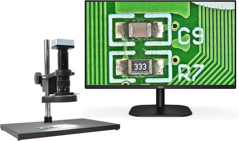 مجهر مركب C307 احترافي، مخرج صور بدقة 2K HD، ضوضاء منخفضة ولون حقيقي، متوافق مع الماوس الخارجي in Saudi Arabia