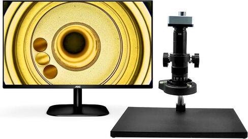 مجهر مركب C307 احترافي، مخرج صور بدقة 2K HD، ضوضاء منخفضة ولون حقيقي، متوافق مع الماوس الخارجي in Saudi Arabia
