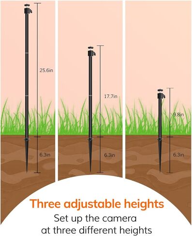Adjustable Ground Stake Mount for Blink Outdoor 4 Security Camera,with Weatherproof Silicone Cover in Kuwait