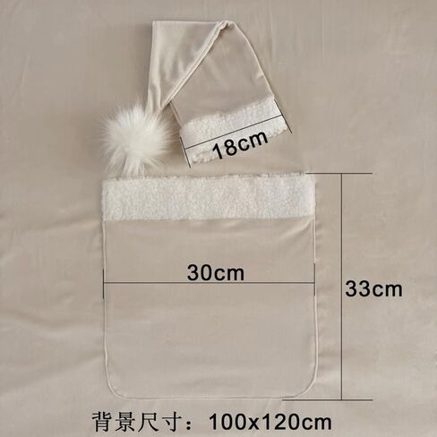 Newborn Photography Blanket Newborn Photography Hat Pocket Beanbag Blanket for Baby Boy Girl Posing Photo Shoot in Kuwait