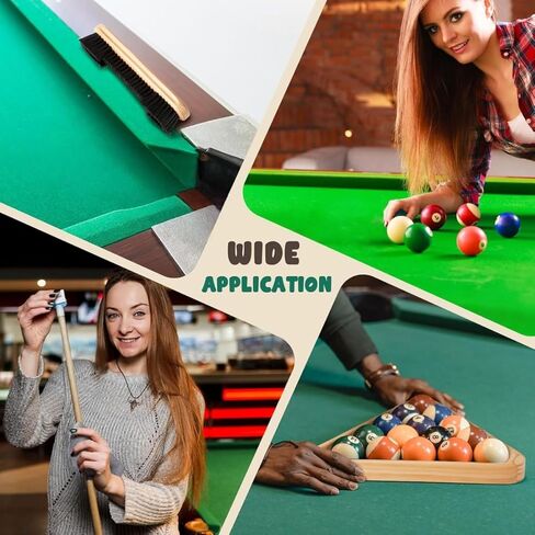 15pcs Pool Table Accessories Set, 2-1/4 Wooden American Tripod, with Billiards Club Repair Tool,Pool Table Specific Brush﻿ in Saudi Arabia