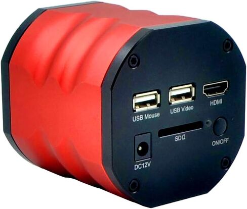 مجهر صناعي بدقة 4K فائقة الدقة | CMOS بإضاءة خلفية | القياس والصور والفيديو | مخرج HDMI/USB/تخزين بطاقة SD in Saudi Arabia