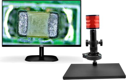 مجهر صناعي بدقة 4K فائقة الدقة | CMOS بإضاءة خلفية | القياس والصور والفيديو | مخرج HDMI/USB/تخزين بطاقة SD in Saudi Arabia