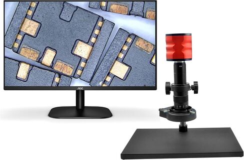 مجهر صناعي بدقة 4K فائقة الدقة | CMOS بإضاءة خلفية | القياس والصور والفيديو | مخرج HDMI/USB/تخزين بطاقة SD in Saudi Arabia