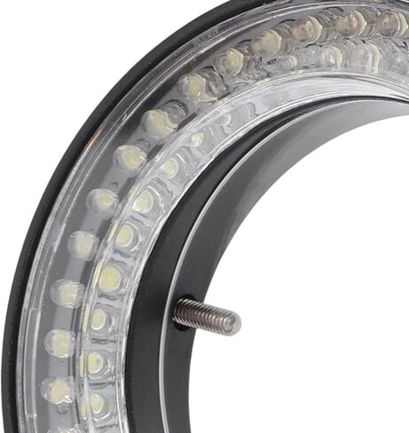 ضوء حلقة LED للمجهر، 80 خرزة مع عجلة التحكم في السطوع من أجل مراقبة خالية من الظل الشفاف، مصدر ضوء مجهر حلقي LED يعمل بمنفذ USB للمجاهر الاستريو in Kuwait