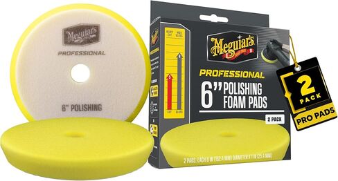 Meguiar's Professional 6" Polishing Foam Pad, 2pk, 10/CV in Saudi Arabia