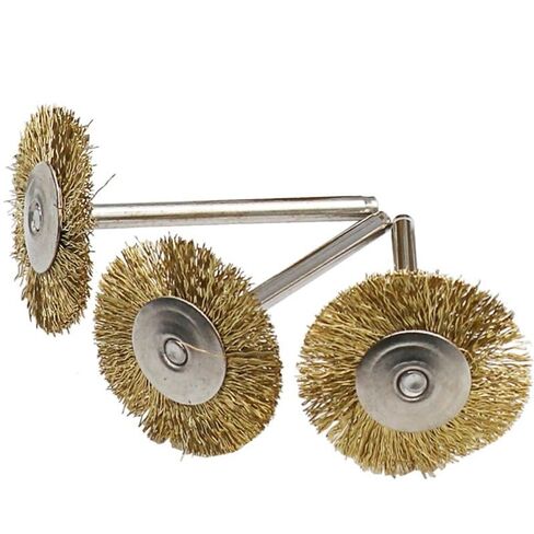 9pcs Copper Wire Brushes Metal Brush Rust Removing Brush Polishing Brush for Rotary Grinder Tool in Saudi Arabia