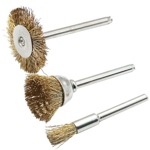 9pcs Copper Wire Brushes Metal Brush Rust Removing Brush Polishing Brush for Rotary Grinder Tool in Saudi Arabia