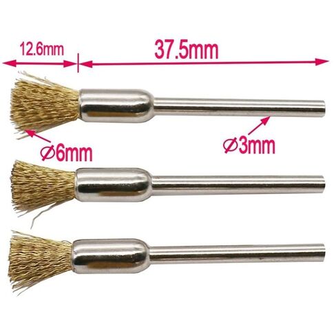 9pcs Copper Wire Brushes Metal Brush Rust Removing Brush Polishing Brush for Rotary Grinder Tool in Saudi Arabia