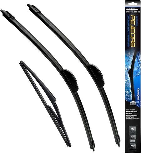3 Replacement Wiper Blades For Honda Pilot 2016 2017 2018 2019 2020 2021 2022 26" + 24" + 14" Front and Rear Wiper Blades (Pack of 3) in Saudi Arabia