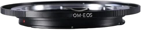 Camera Lens Mount Adapter Ring OM Mount Lens On Compatible for Canon EOS EF Mount Camera Body in Saudi Arabia