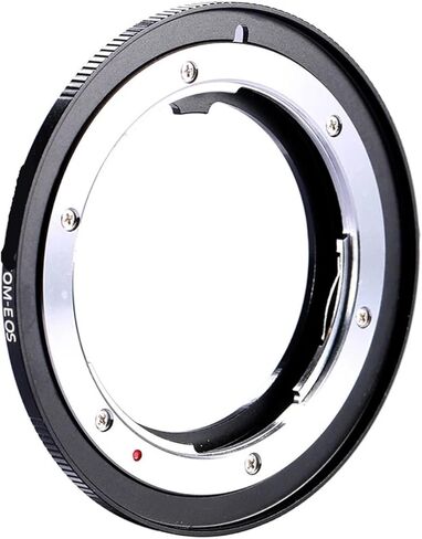 Camera Lens Mount Adapter Ring OM Mount Lens On Compatible for Canon EOS EF Mount Camera Body in Saudi Arabia