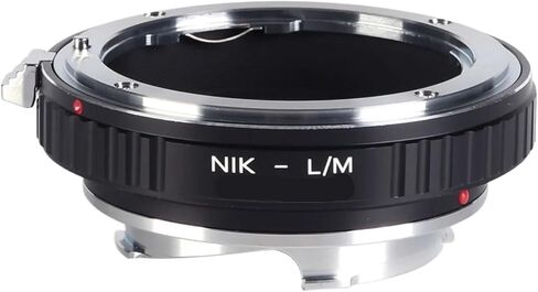 NIK to L/M Lens Adapter Ring AI F Lens to Compatible for Leica M L/M Mount M2 M3 M8 M7 M6 M5 M10 Camera Body in Saudi Arabia