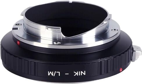 NIK to L/M Lens Adapter Ring AI F Lens to Compatible for Leica M L/M Mount M2 M3 M8 M7 M6 M5 M10 Camera Body in Saudi Arabia